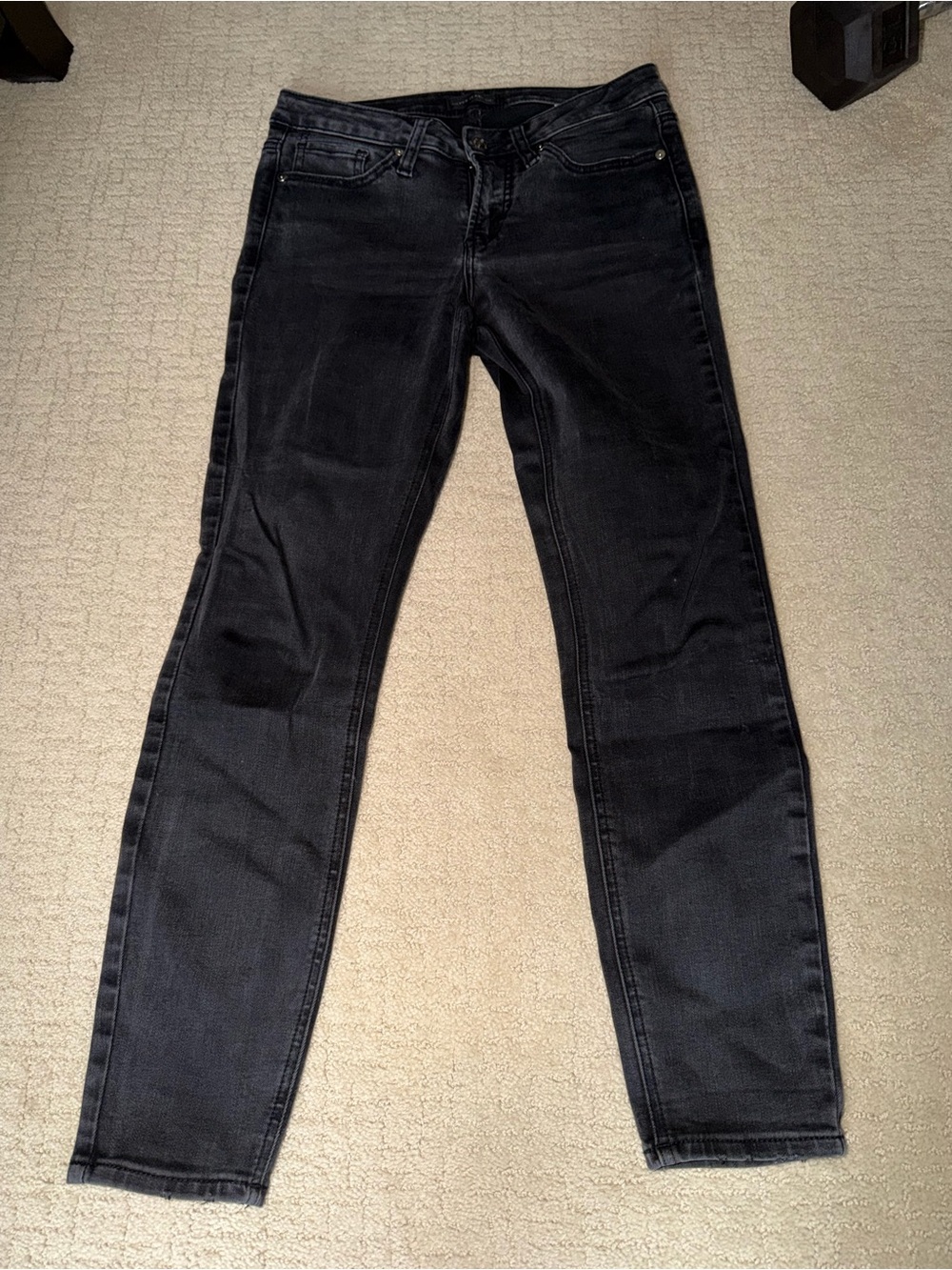 Ladies silver jeans